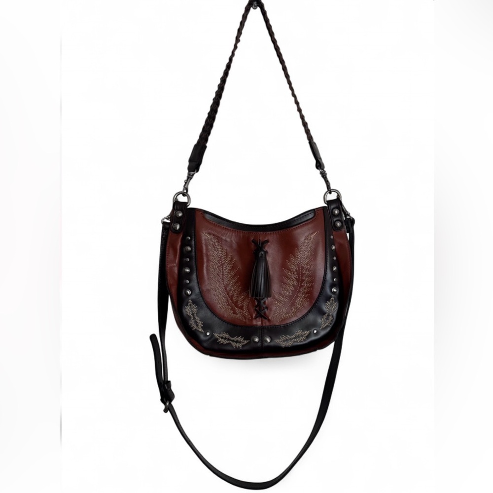 NWOT Patricia Nash Montana Collection Camille Bag Western Leather - Picture 2 of 10